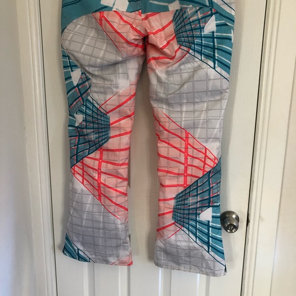 🌿 OAKLEY 🌿 multicoloured unisex freight snow pants thinsulate anorak size L - Picture 7 of 7